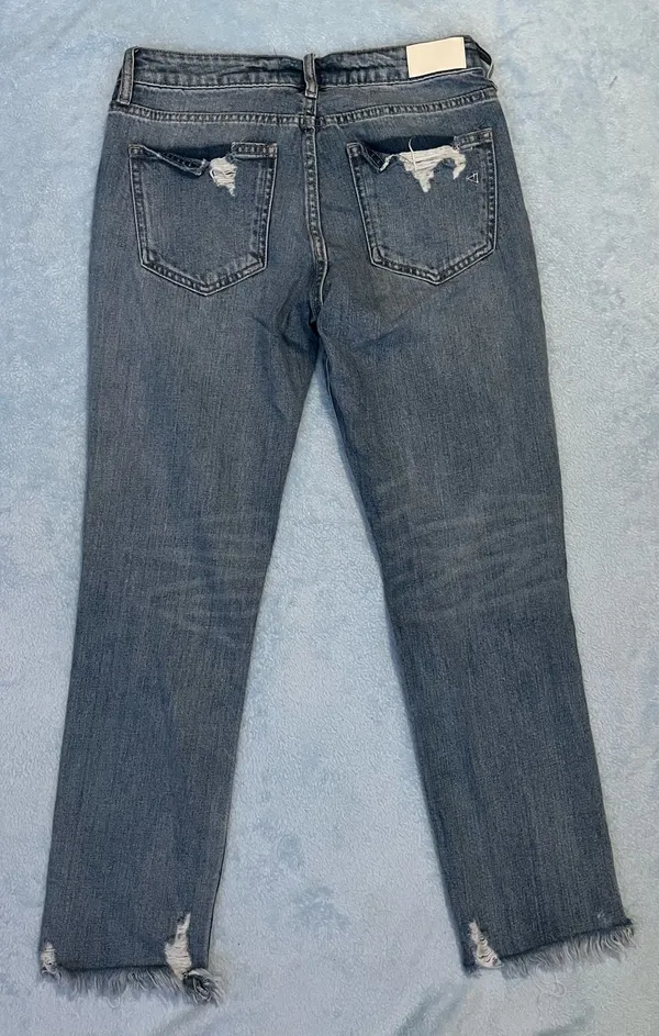 Hidden Jeans Distressed Blue Jeans - Image 4