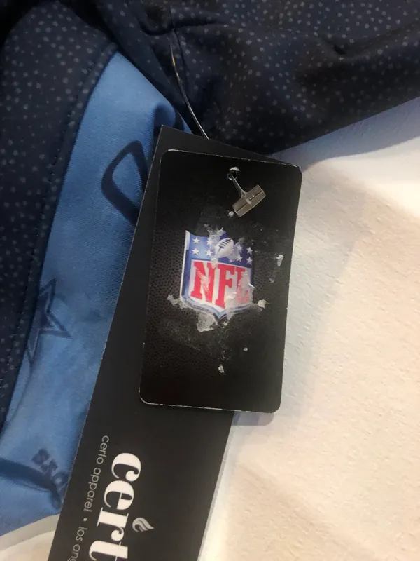 National Football League Certo Women's Dallas Cowboys Crop /Navy Full-Zip Hoodie Sz M. - Image 10