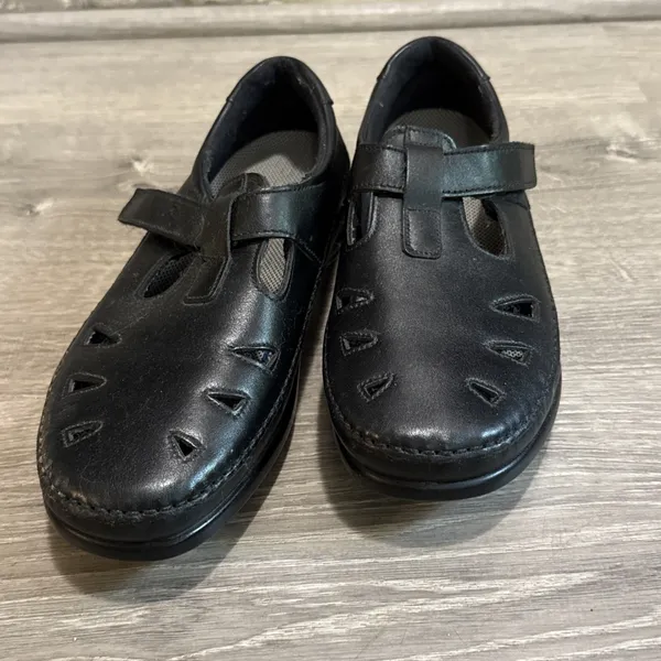 Sas Roamer Womens Black Leather Walking Shoes Size 9 M‎ - Image 3