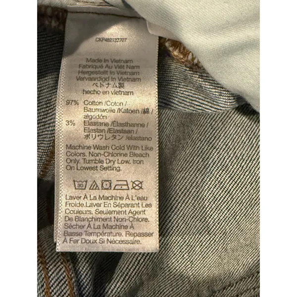 Madewell The Curvy Kick Out Flare Crop Mid Rise Jean Size 25 Oneida Wash Blue - Image 12