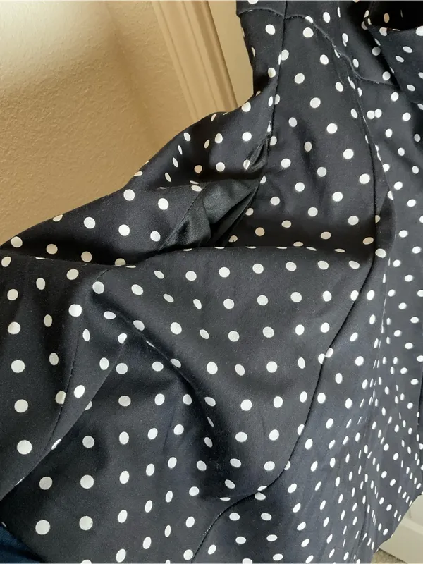 ZARA Black Polka Dot Halter Mini Dress - Women's Summer Dress - Image 6
