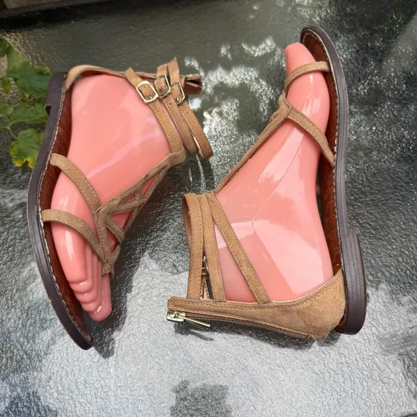 Sam Edelman Tan Gladiator Sandals - Image 8