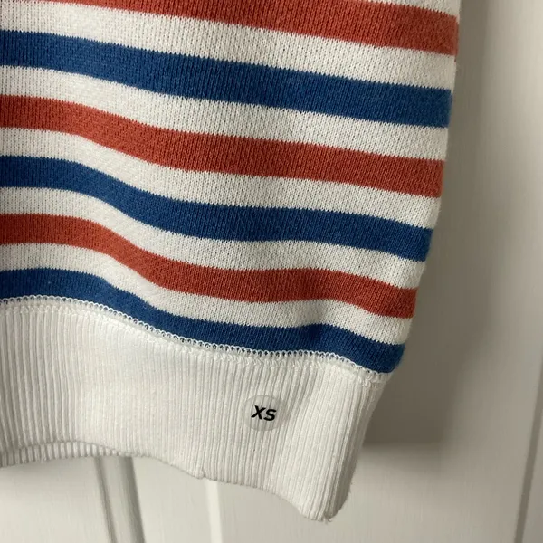 Aerie French Terry Sleeveless Stripe‎ Sweatshirt Size XS - Image 5