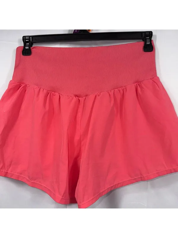 JoyLab Women’s Athletic Running Shorts Size Large Pink Flowy Activewear - Image 5