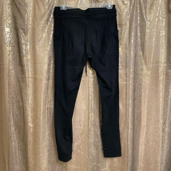 PINK Victorias Secret Black White Rhinestone Bling Joggers, Medium - Image 6