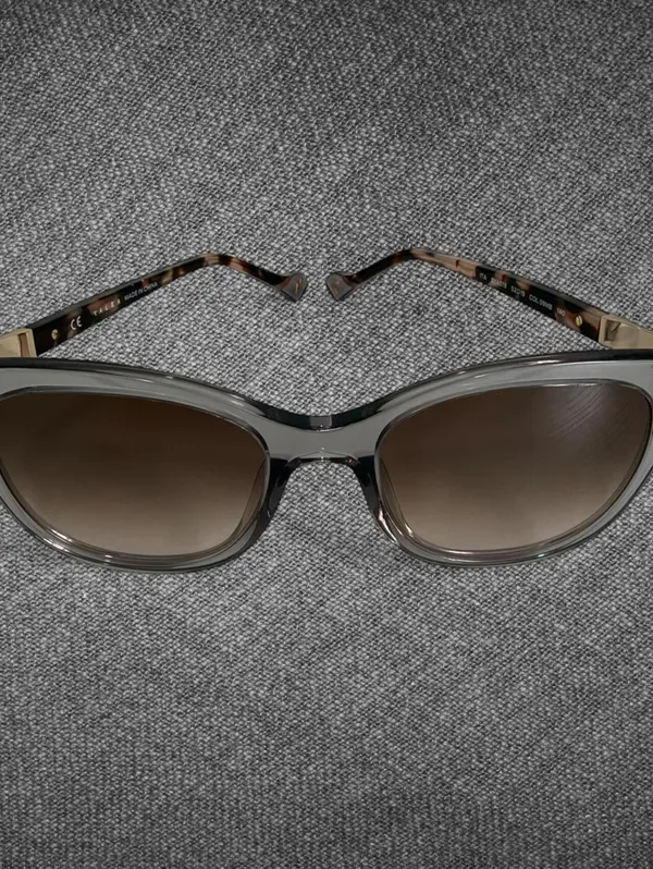 Yalea SYA078 Brown Gradient Cat Eye Sunglasses - Image 6