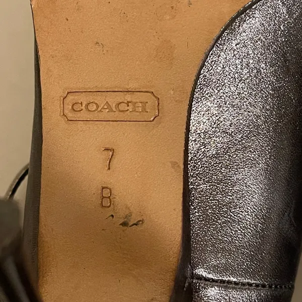 Coach Metallic Lauryn MaryJane Heels - Image 9