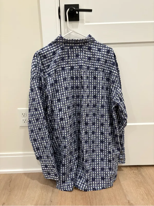 We the Free by Free People Hidden Flower Camo Shirt Size XL - Image 8
