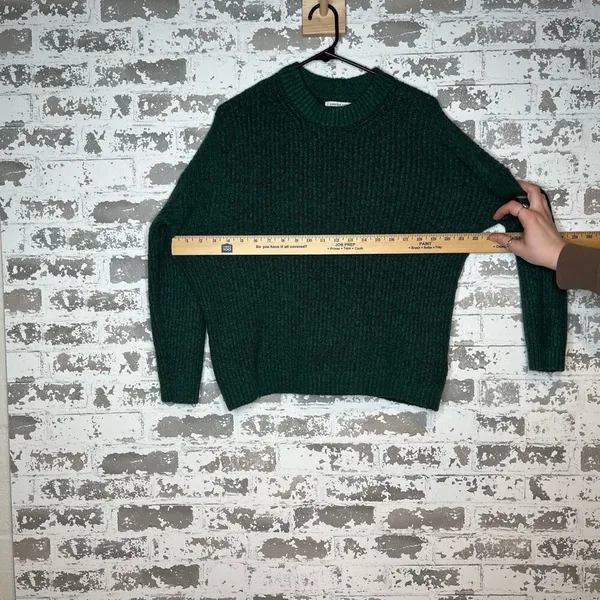 American Eagle | women knitted crewneck sweater oversized cropped - Image 5
