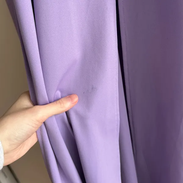 Amazon Lilac Purple Spandex Fitted Sweetheart Neckline Cocktail Dress with Slits, Medium - Image 15