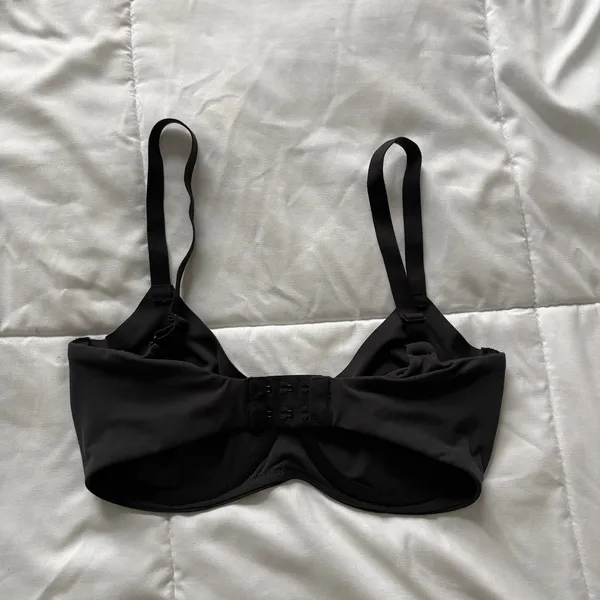 Skims Fits Everybody Unlined Underwire Bra‎ Onyx Black Womens 34DD Luxury - Image 3