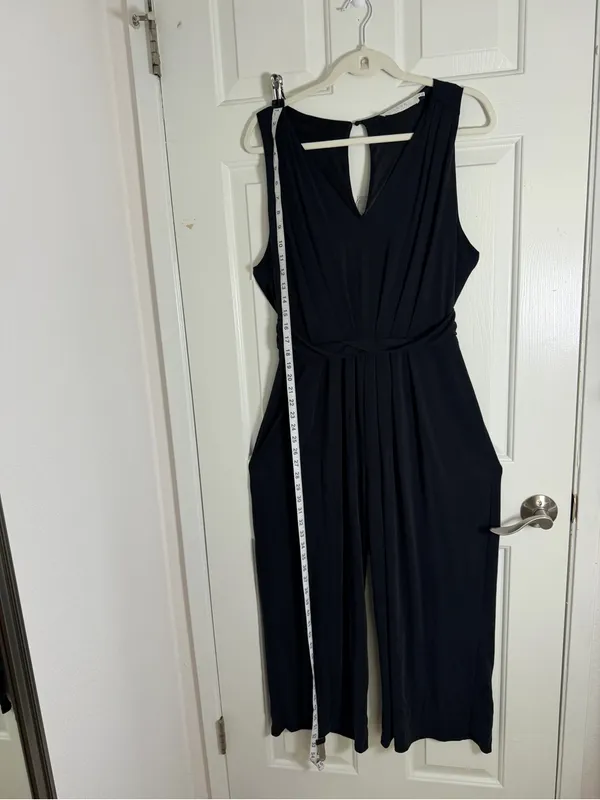 Astr‎ Black Wide-Leg Pleated Jumpsuit Pants - Image 5