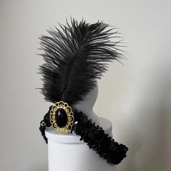 Flapper Dress Black Size M - Image 6