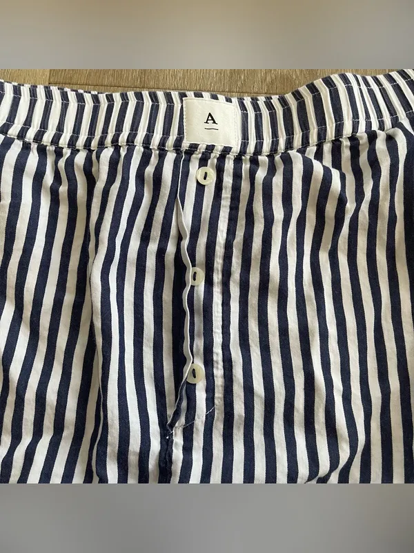 Anthropologie WREN Women's striped boxer shorts - Image 3