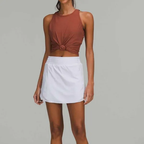 Lululemon Hotty Hot High-Rise Skirt *Pastel Blue - Image 8