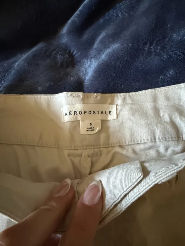 Aeropostale Skirt Mini Pleated Tan - Image 4
