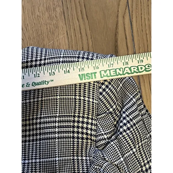 Vintage Stirling‎ Cooper Checkered Blazer Jacket Size 8 Business - Image 6