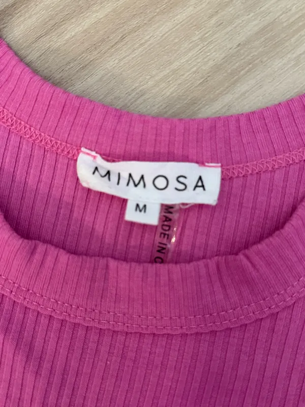 pink tank top Size M - Image 2