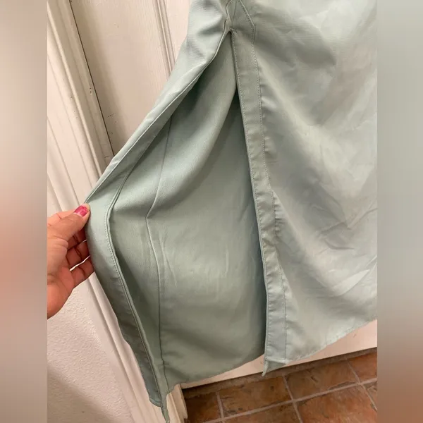 Abercrombie & fitch Elegant Mint Green Dress size small - Image 5