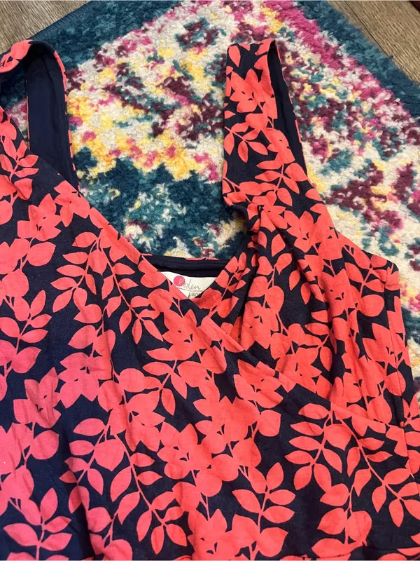 Boden Willa Jersey Dress Floral Size 6 - Image 11