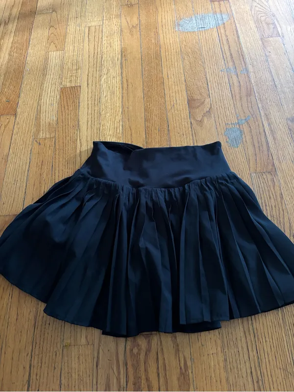all in motion Black Pleated Athletic Mini Skort - Image 3