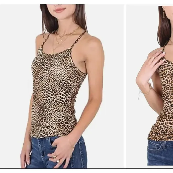 Cheetah tank top - Image 2