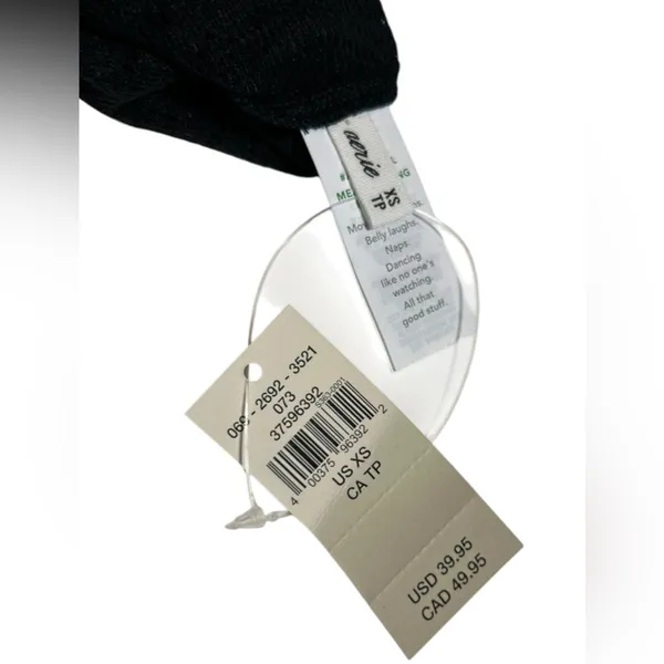 NWT Aerie American Eagle Women’s Black Unlined Longline Lace Bralette Size‎ XS - Image 3