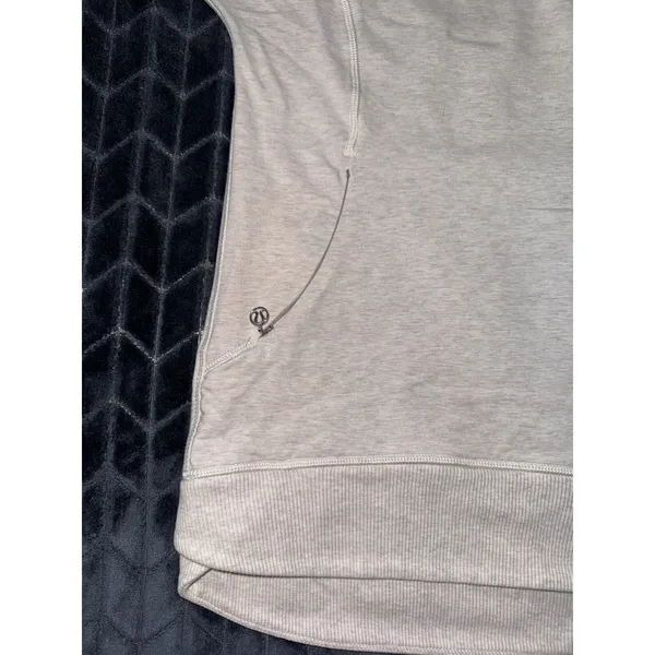 Lululemon Rest Day Pullover Light Pink Cowl Neck Zip Pockets Long Sleeve Size 6 - Image 3