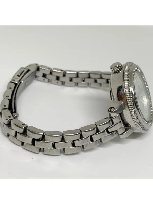 Fossil Quartz women date Watch AM4352 Bridgette all Stainless Steel 28mm running - Image 5