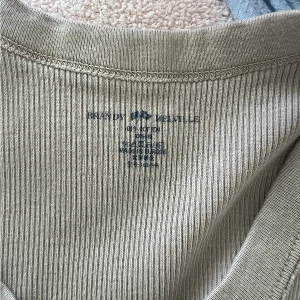 Brandy Melville Connor Tank Top Tan - Image 3