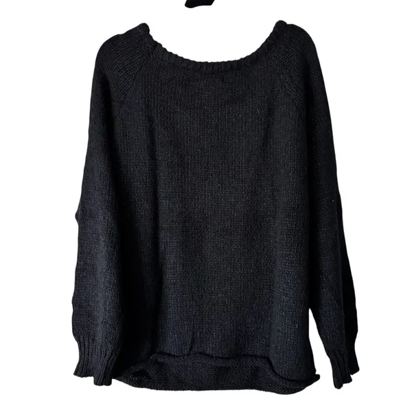 Fashion Oversized Sweater‎ Knit Pullover Long Sleeve Relaxed Fit XL - Image 4