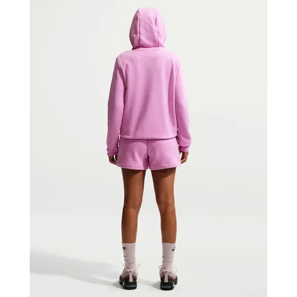 Nike Sportswear Club Pink Fleece Women's Pullover Hoodie Size Medium NWT - Image 3