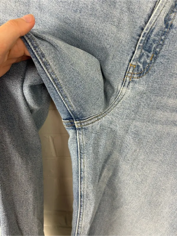 Old Navy Sky-Hi Wide Leg Extra High Rise Jeans Size 16 - Image 8