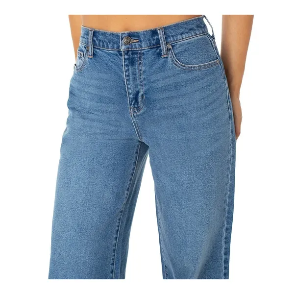 Celebrity Pink Juniors Mandy Baggy Jeans Size S Medium Wash High Rise Wide Leg - Image 6