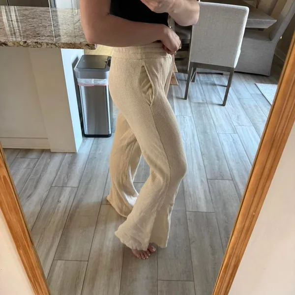 American-eagle-outfitters Women's Cream and Tan Joggers-tracksuits - Image 3