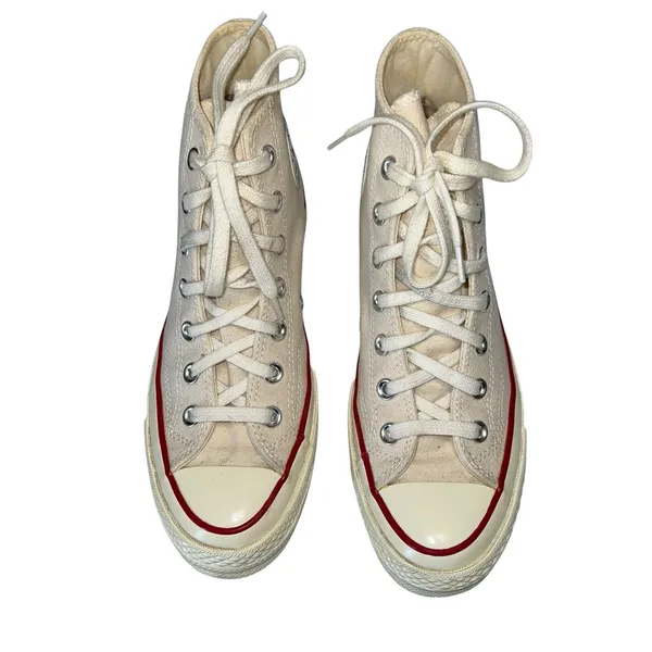 Converse Chuck 70 Vintage Canvas‎ Shoes High Sneakers Parchment 162053C Size 7.5 - Image 2