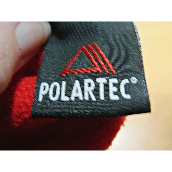 Marmot Mens Red Fleece Polartec Sweatshirt Pullover Half Zip Size XL Poly Blend - Image 8