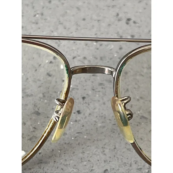 Vintage Rembrand Bronze 145 Eyeglasses Frames ONLY Japan Aviator Oversized - Image 11