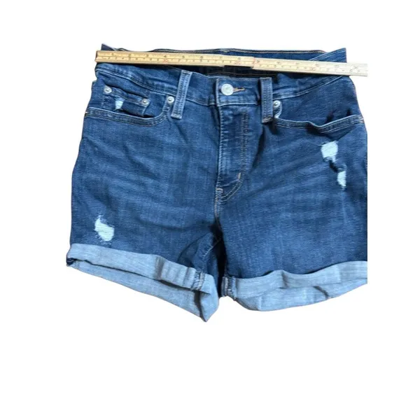 Levi’s‎ Mid Length Shorts Mid Rise 4” inseam Roll Tab Sz 27 - Image 6
