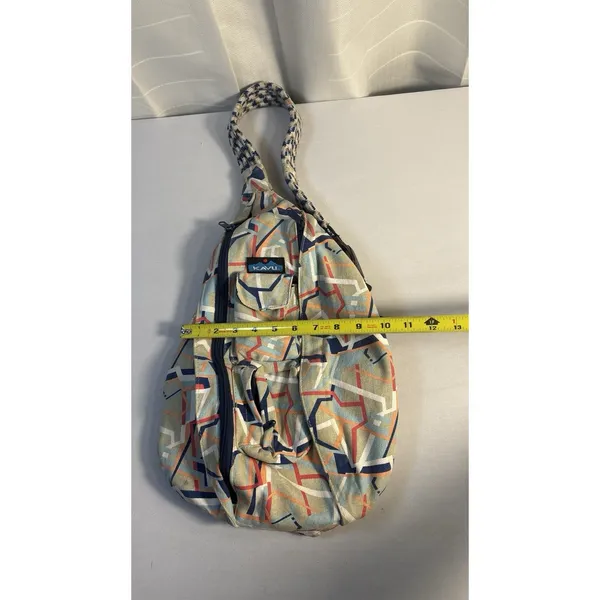 KAVU Rope Bag‎ Geometric Print Sling Crossbody Backpack Outdoor Hiking - Image 7