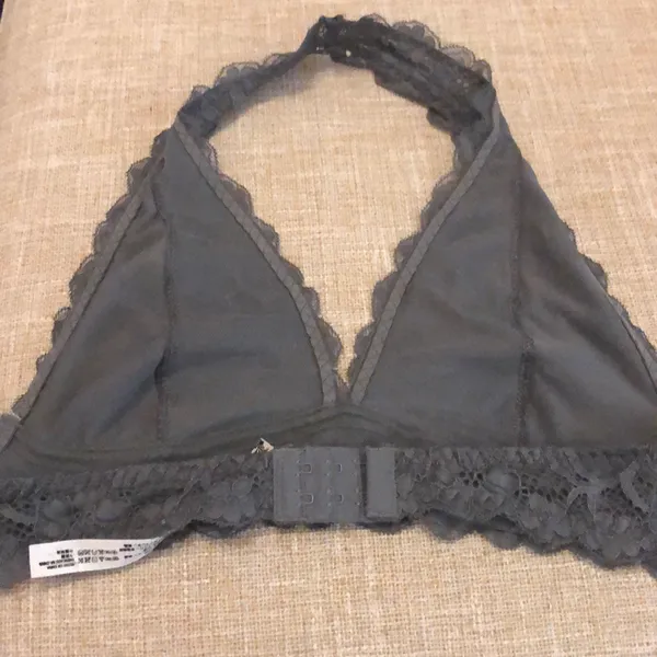 Free People gray lace Bra size small - Image 4