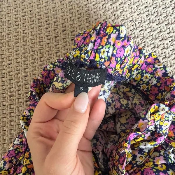Rose & Thyme Floral Ruffle Skirt - Image 3