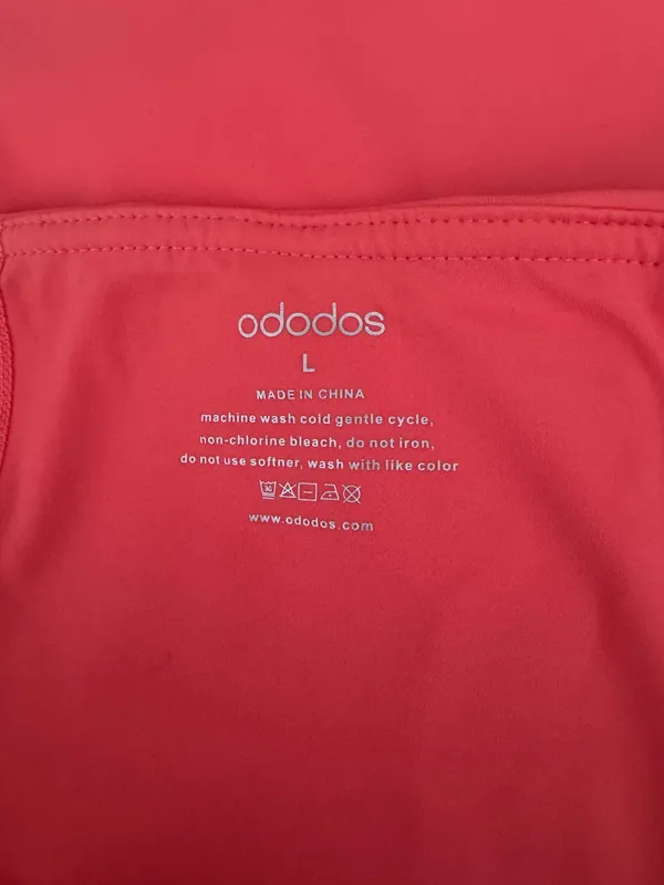 Ododos Women's Athletic Skort Pink Size L Activewear Short with Pockets - Image 5