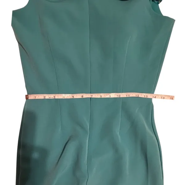Endless Rose‎ Teal Blue Off The Shoulder Ruffle Mini Dress Cocktail Party Size S - Image 6
