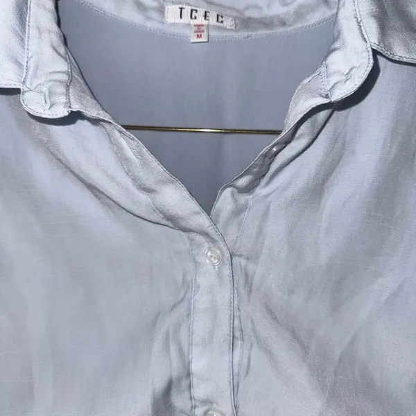 TCEC Light Blue Long Sleeve Dress - Image 2