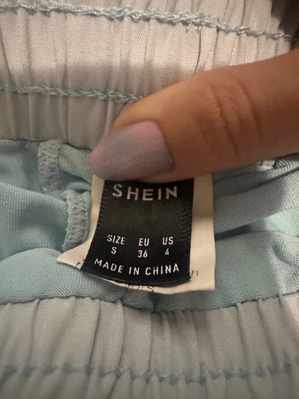 Shein Running Shorts Blue - Image 3