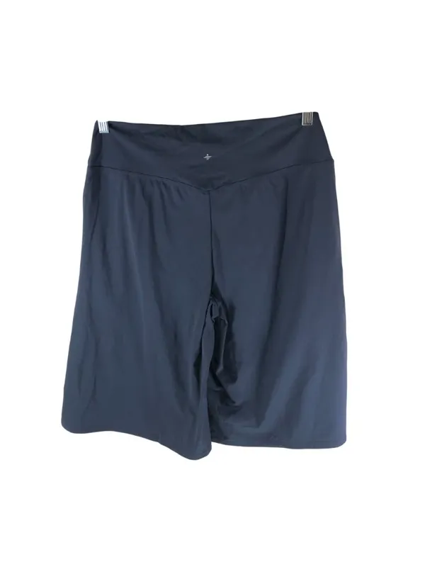 Halara SoftlyZero Airy Crossover Wide Leg InstantCool Pedal Pusher Pants Blue XL - Image 4