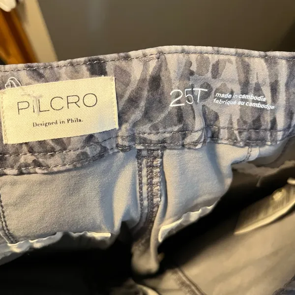 Pilcro Mid-Rise‎ Demilune Utility Pants Wide Leg Size 25 Tall - Image 6