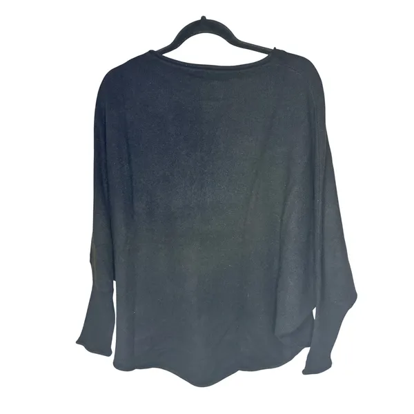 Quince Mongolian Cashmere‎ Batwing Sweater Black S/M NEW - Image 3