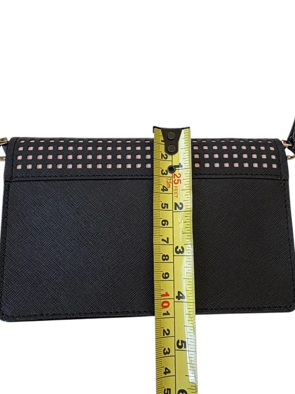 EUC Kate Spade Leather Cameron Street Perforated Arielle Crossbody Bag Black - Image 8